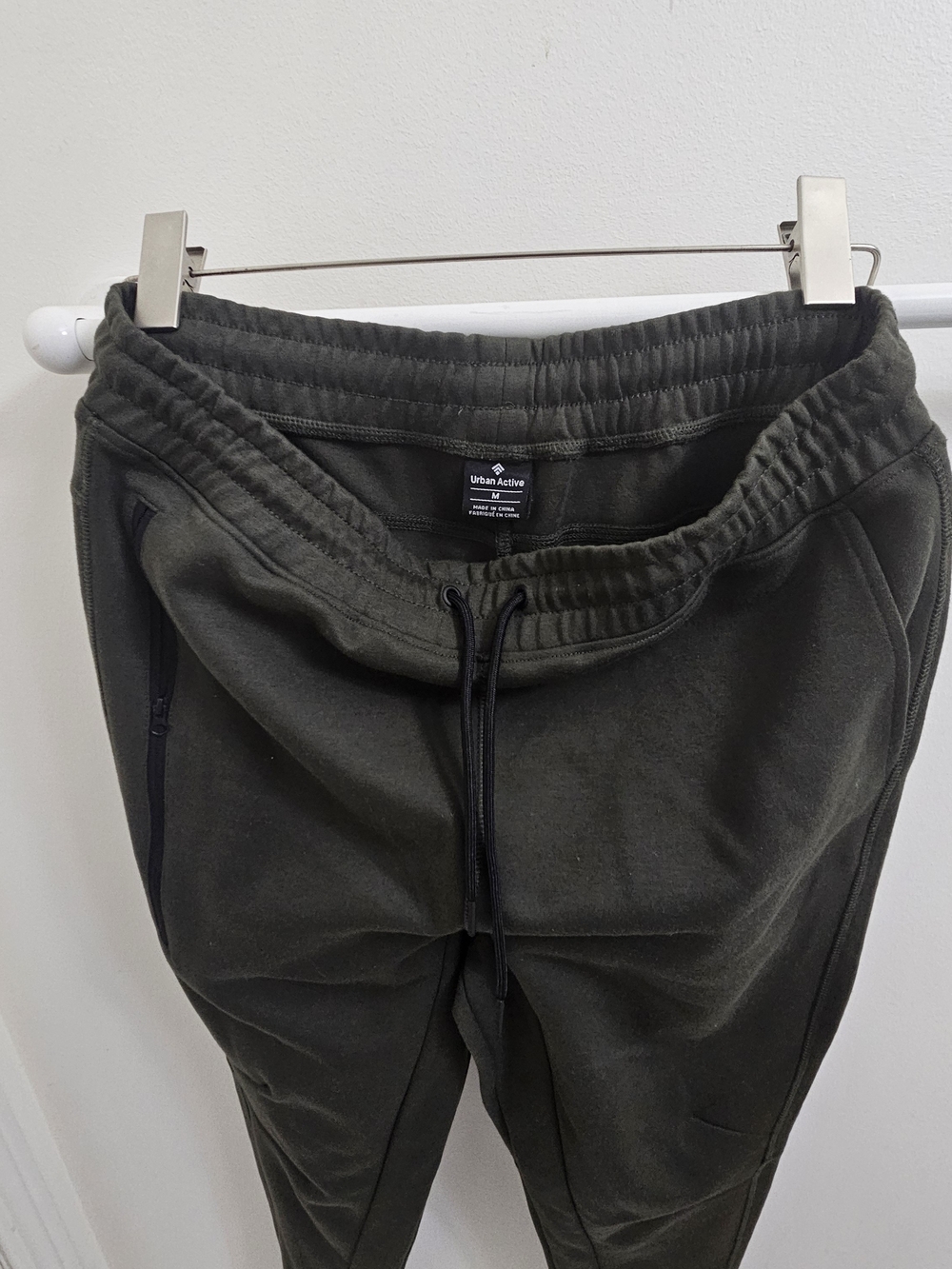 Urban Active Olive Green Jogger Pants, Size M